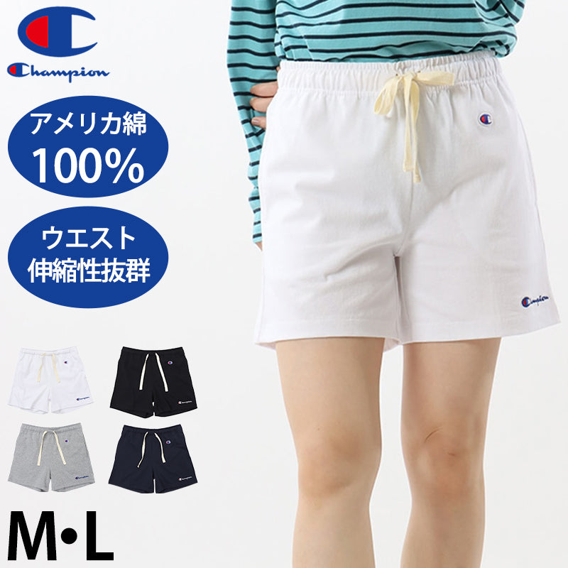 Champion ショートパンツ レディース ハーフパンツ ボトム 綿100