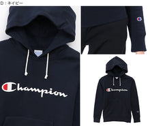 画像をギャラリービューアに読み込む, Champion レディース プルオーバー スウェットパーカー M・L (ロゴプリント チャンピオン ブランド ベーシック) (送料無料) (在庫限り)
