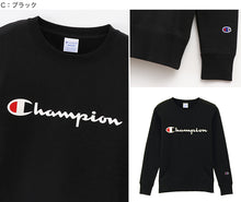 画像をギャラリービューアに読み込む, チャンピオン スウェット レディース トレーナー 長袖 トップス M・L (champion 女性 綿 コットン 丸首 クルーネック M L) (送料無料) (在庫限り)
