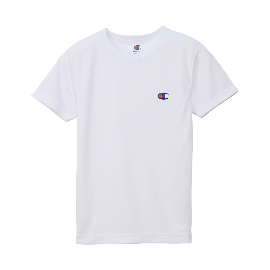 ヘインズ Champion ボーイズ メッシュ クルーネックTシャツ 130cm～160cm (Champion ジュニア ロゴ ) (在庫限り)