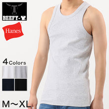画像をギャラリービューアに読み込む, ヘインズ BEEFY-T ビーフィー タンクトップ メンズ リブ M～XL Hanes 無地 肌着 下着 綿 コットン インナー 男性 hanes M L XL トップス
