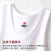 画像をギャラリービューアに読み込む, ヘインズ BEEFY-T ビーフィー タンクトップ メンズ リブ M～XL Hanes 無地 肌着 下着 綿 コットン インナー 男性 hanes M L XL トップス
