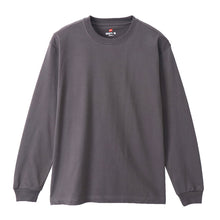 画像をギャラリービューアに読み込む, ヘインズ BEEFY-T ビーフィー メンズ 長袖Tシャツ2枚組 S～XL (Hanes トップス 綿100% クルーネック 男性 丈夫 無地 パックT
