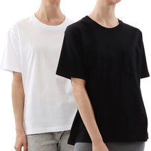画像をギャラリービューアに読み込む, ヘインズ レディース Tシャツ ポケット トップス 半袖 綿100% コットン 春夏 2枚組 M・L (Hanes 透けにくい 綿 無地 シンプル インナー 女性 ポケット付き セット クルーネック) (在庫限り)
