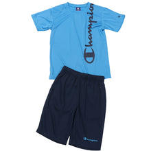 画像をギャラリービューアに読み込む, Champion キッズ セットアップ 女の子 Tシャツ ショートパンツ 上下セット キッズスポーツウェア 子供 速乾Tシャツ キッズジャージ 半袖Tシャツ ハーフパンツ 120cm～160cm ガールズスポーツウェア 子供スポーツウェア 運動着 部屋着 ルームウェア カジュアル 夏服
