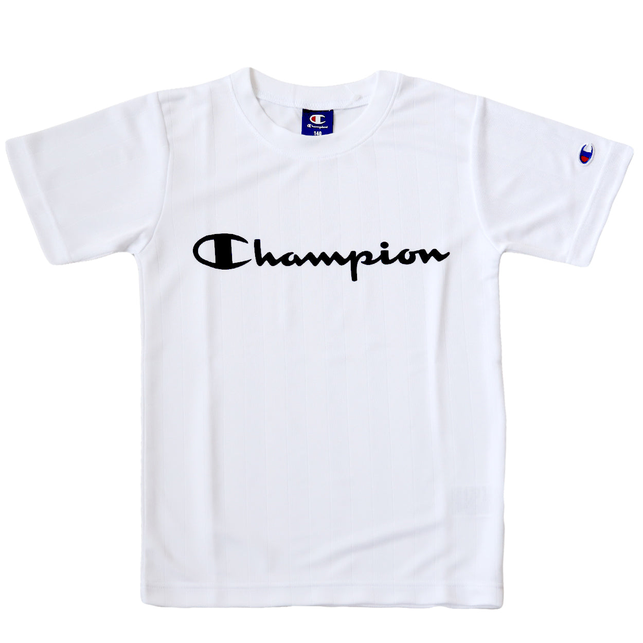 チャンピオン Tシャツ キッズ こども 半袖 スポーツ 吸水速乾 ロゴ 