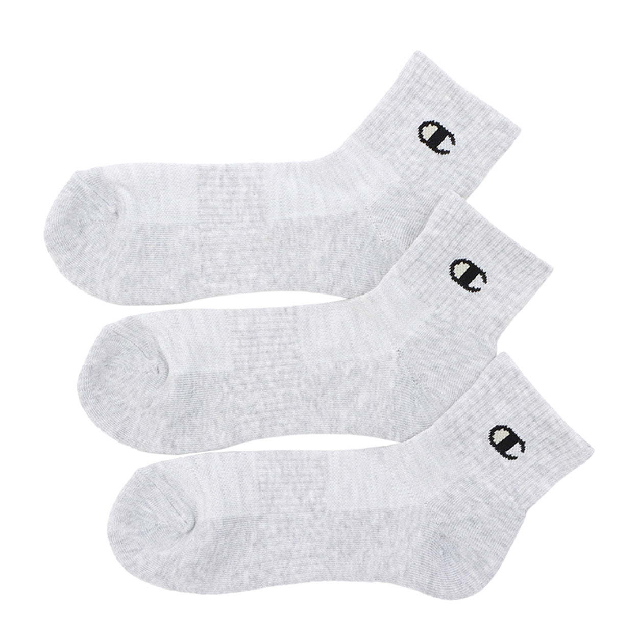 チャンピオン 靴下 ソックス 3足 セット 大きいサイズ 白 黒