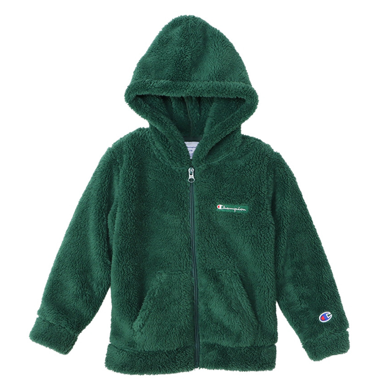 チャンピオン キッズ パーカー フリース 冬 もこもこ 子供服 男の子 