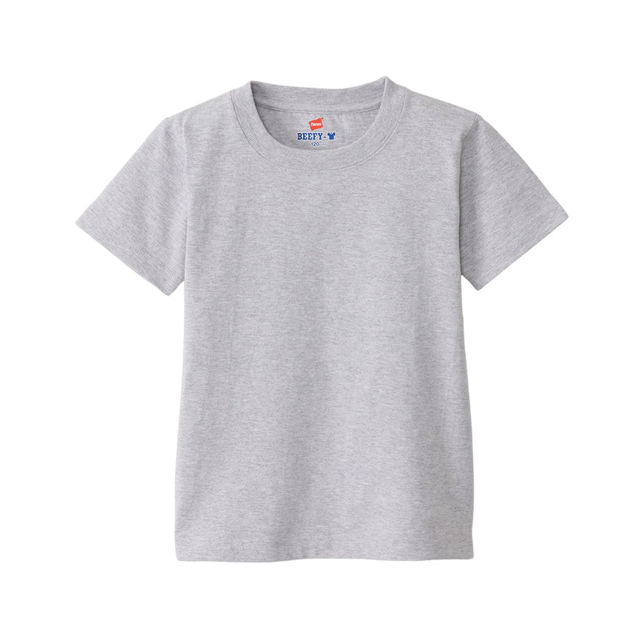 キッズ Tシャツ 半袖 綿100% クルーネック 無地 BEEFY-T ビーフィー 100 120 140 160 子供 子ども 丈夫 男の子 女の子 トップス インナー シンプル 洗濯タグなし 耐久性