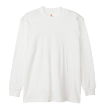 画像をギャラリービューアに読み込む, メンズ 長袖Tシャツ 綿100% 裏起毛 クルーネック スムース スエードニット 丸胴 脇縫い目なし タグレス インナー 肌着 ロンT 長袖シャツ 保温 暖かい 防寒 秋冬 コットン M L XL アメリカ綿 リブ袖口 タックイン 普段着 カジュアル Hanes ヘインズ
