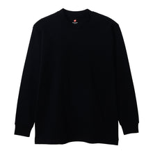 画像をギャラリービューアに読み込む, メンズ 長袖Tシャツ 綿100% 裏起毛 クルーネック スムース スエードニット 丸胴 脇縫い目なし タグレス インナー 肌着 ロンT 長袖シャツ 保温 暖かい 防寒 秋冬 コットン M L XL アメリカ綿 リブ袖口 タックイン 普段着 カジュアル Hanes ヘインズ
