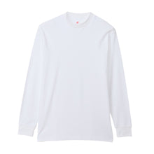 画像をギャラリービューアに読み込む, ヘインズ 長袖 シャツ 綿100% メンズ レディース インナー tシャツ トップス 秋冬 裏起毛 クルーネック M L XL 暖かい あったか コットン インナーシャツ

