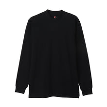 画像をギャラリービューアに読み込む, ヘインズ 長袖 シャツ 綿100% メンズ レディース インナー tシャツ トップス 秋冬 裏起毛 クルーネック M L XL 暖かい あったか コットン インナーシャツ
