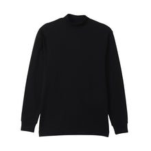 画像をギャラリービューアに読み込む, ヘインズ 長袖 シャツ 綿100% メンズ インナー tシャツ トップス 秋冬 裏起毛 ハイネック M L XL 暖かい あったか コットン インナーシャツ
