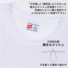 画像をギャラリービューアに読み込む, ヘインズ メンズ 半袖 Tシャツ 2枚組 3L～5L (インナーシャツ 大きいサイズ 3l 4l 5l 下着 白 無地 肌着 インナー シャツ メッシュ クルーネック hanes) (在庫限り)
