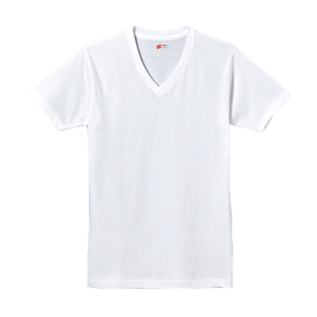 ヘインズ 綿100% VネックTシャツ 3枚組 XS S M L XL 下着 綿 メンズ tシャツ 肌着 半袖 V首 インナー 男性 hanes