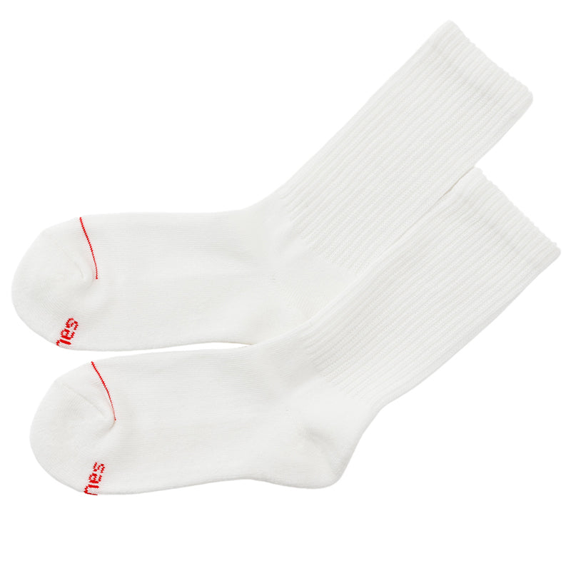 メンズ ヘインズ ソックス クルーソックス ハーフパイル 2足組 23-25cm・25-27cm Hanes ソックス 靴下 男 セット まとめ買い 綿 ハイソックス