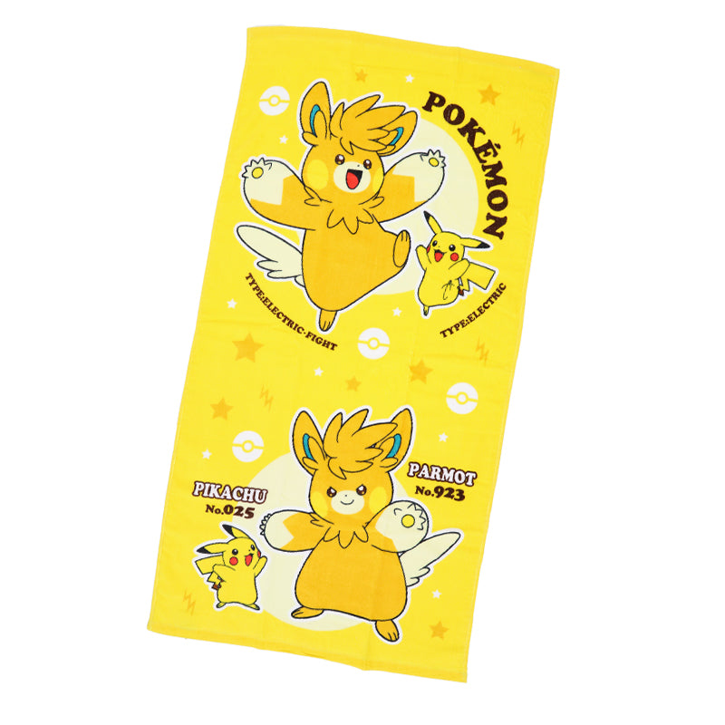 バスタオル キャラクター 小さめ プール タオル 可愛い ポケモン ピカチュウ トーマス 約50×100cm (薄手 プール サンリオ タオルケット 子供 かわいい)