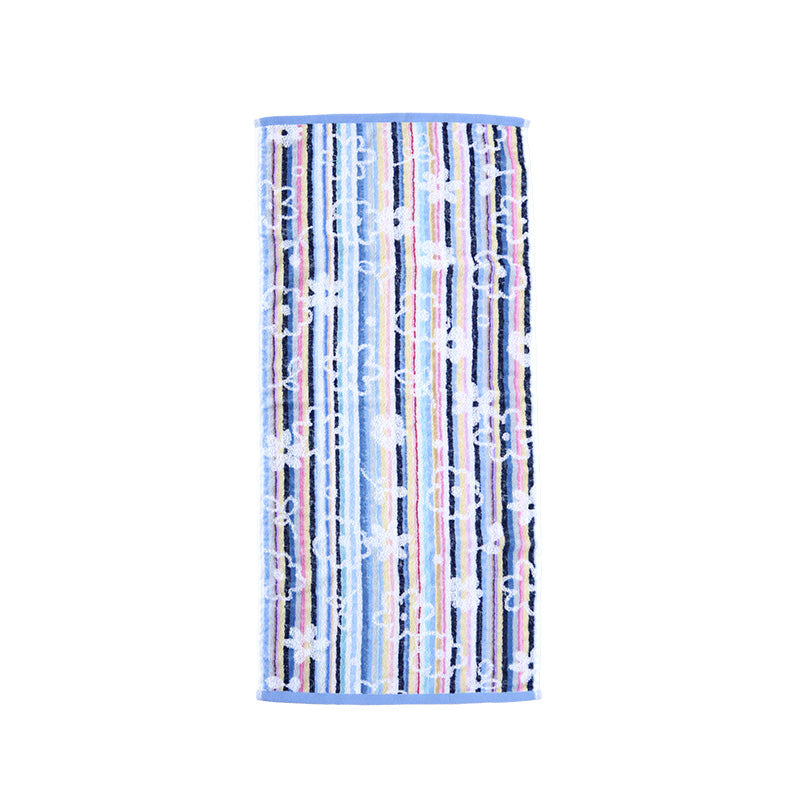 フェイスタオル タオル かわいい スポーツタオル 顔拭きタオル 柄 綿 おしゃれ バス用品 雑貨 約34×80cm 乾きやすい カラフル 花柄 植物 エコタオル 植物柄 eco (在庫限り)