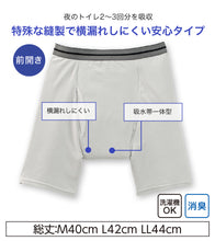 画像をギャラリービューアに読み込む, Suteteko 紳士 300cc対応 安心快適ボクサーブリーフ 前あき M～LL (大失禁 尿漏れ メンズ 失禁パンツ 日本製) (送料無料) (取寄せ)
