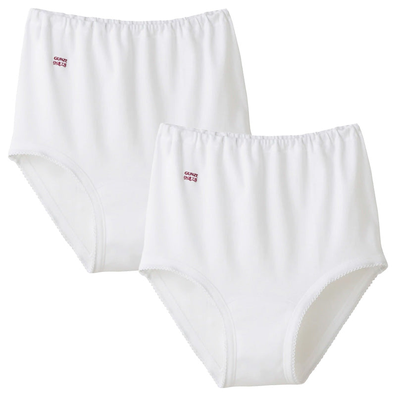 グンゼ 快適工房 婦人 深めショーツ2枚セット LL (レディース GUNZE 綿