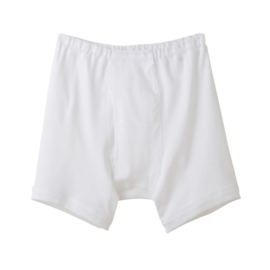 グンゼ 快適工房 ボクサーブリーフ 前開き 綿100% S～L ボクサーパンツ メンズ コットン パンツ 男性 下着 肌着 インナー 白 グレー 60代 70代 80代 日本製 S M L