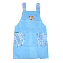 画像をギャラリービューアに読み込む, エプロン キッズ 女の子 男の子 子供 110cm～130cm (子供用 子ども こども かわいい 動物 110 120 130 マジックテープ) (特販) (在庫限り)
