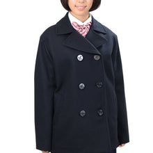 画像をギャラリービューアに読み込む, 学生服 スクール用 通学用 男女兼用ピーコート S～4L (送料無料) (取寄せ)
