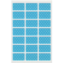 画像をギャラリービューアに読み込む, タグペタラベル 約12×20mm 洗濯タグに貼る シール おなまえ付け 名前付け お名前シール おなまえシール 入園 入学 幼稚園 保育園 ドット 無地 目印
