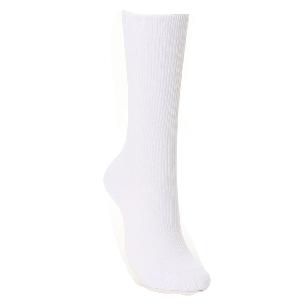 スクールソックス 無地 クルーソックス 26cm丈 3足組 22-24cm・24-26cm (白 紺 靴下 長め レディース 黒 クルー丈 ソックス 女子 スクール 通学 中学生 高校生) (在庫限り)