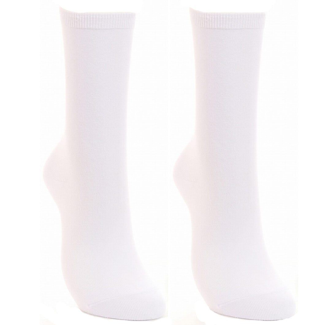 スクールソックス 無地 クルーソックス 20cm丈 3足組 22-24cm・24-26cm (白 紺 靴下 レディース 黒 クルー丈 ソックス 女子 スクール 通学 中学生 高校生) (在庫限り)