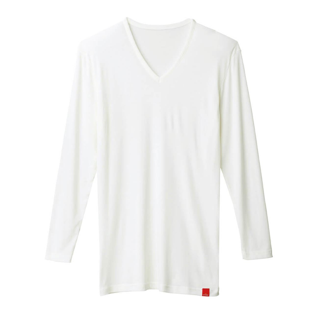 グンゼ 長袖 インナー メンズ あったか vネック 9分袖 シャツ M～LL V