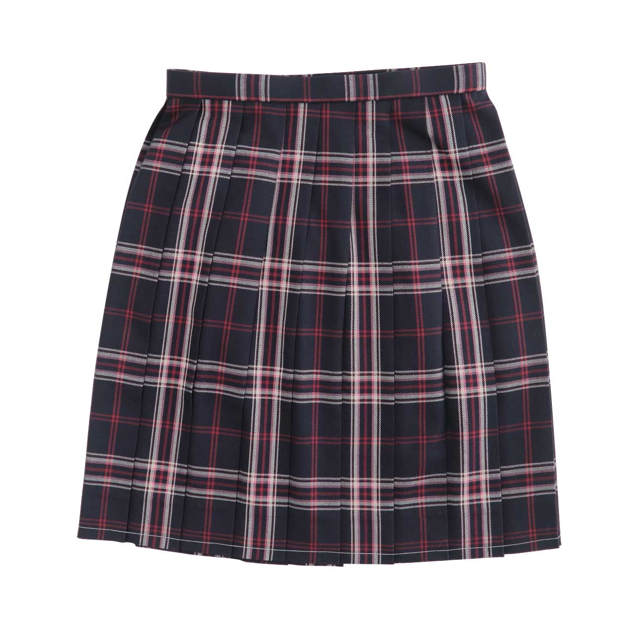 制服 スカート チェック柄 プリーツスカート スクールスカート M