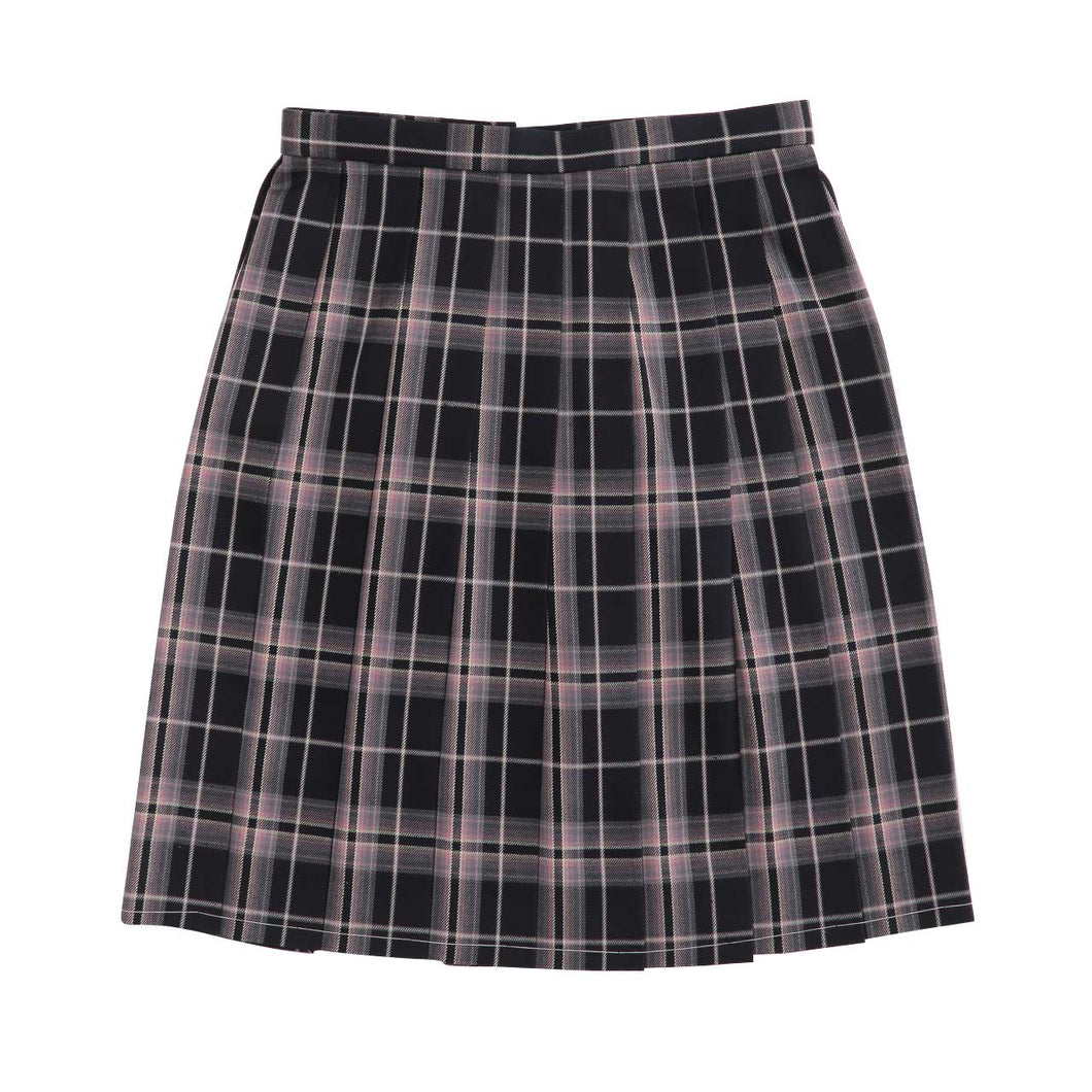 制服 スカート チェック柄 プリーツスカート スクールスカート M・L MICHELKLEIN 女子 高校生 中学生 学生服 おしゃれ (送料無料) (在庫限り)
