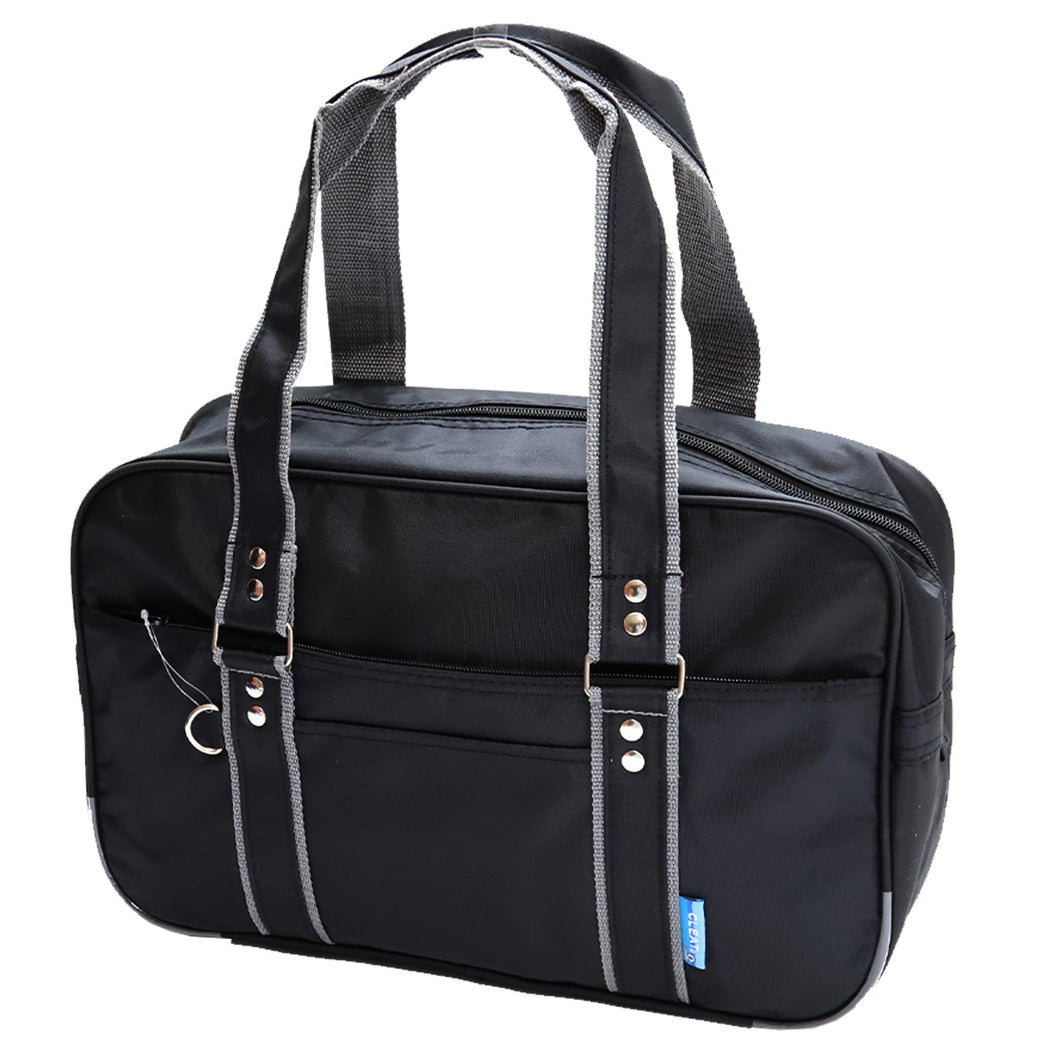 スクール バッグ サブバック W41×H25.5×D14cm ( 通学 学生 ショルダーバッグ スクバ 中学生 高校生 鞄 かばん 紺 黒 かわいい 多機能 コンパクト )