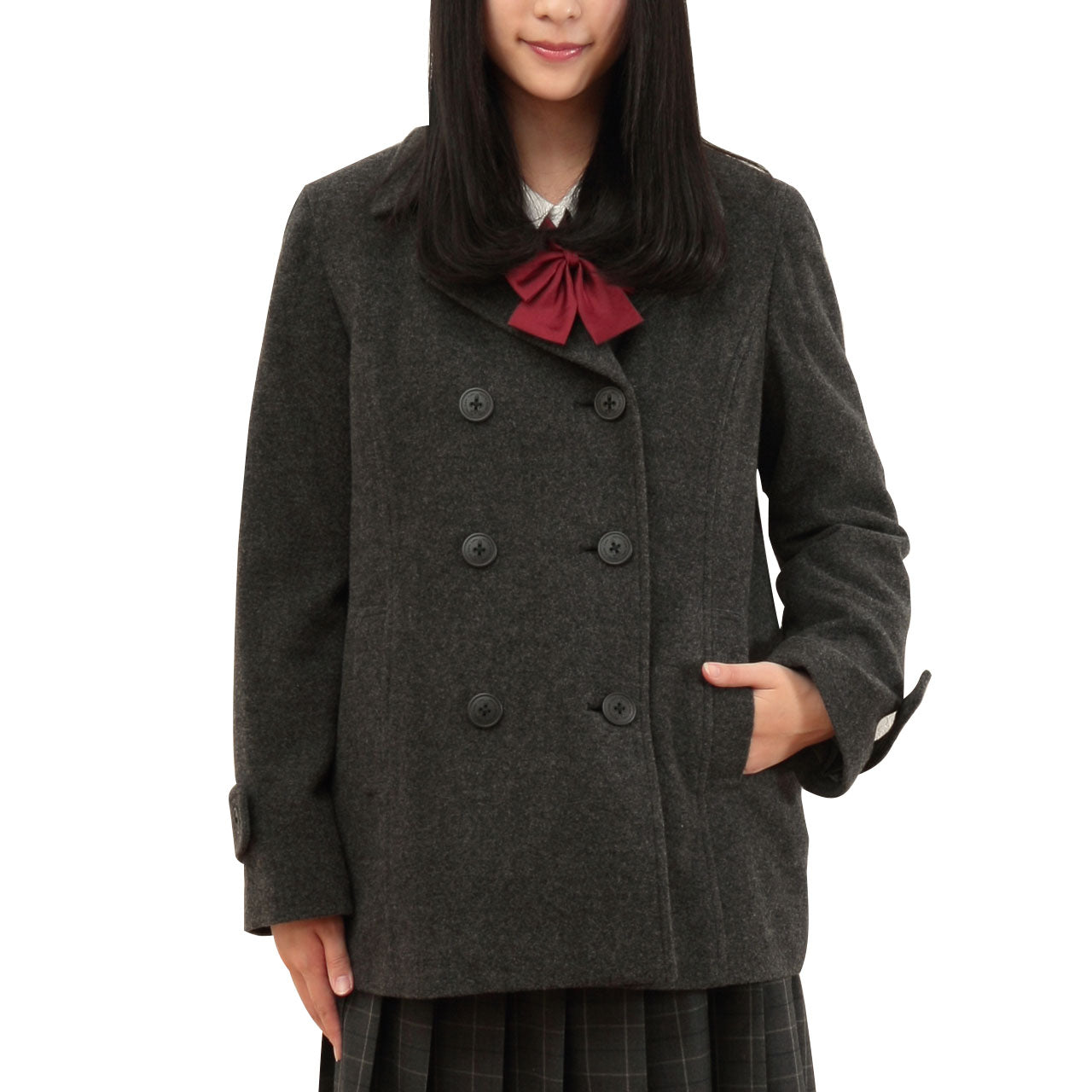 学生コート ダッフルコート MICHEL KLEIN Lサイズ MKミシェルクラン