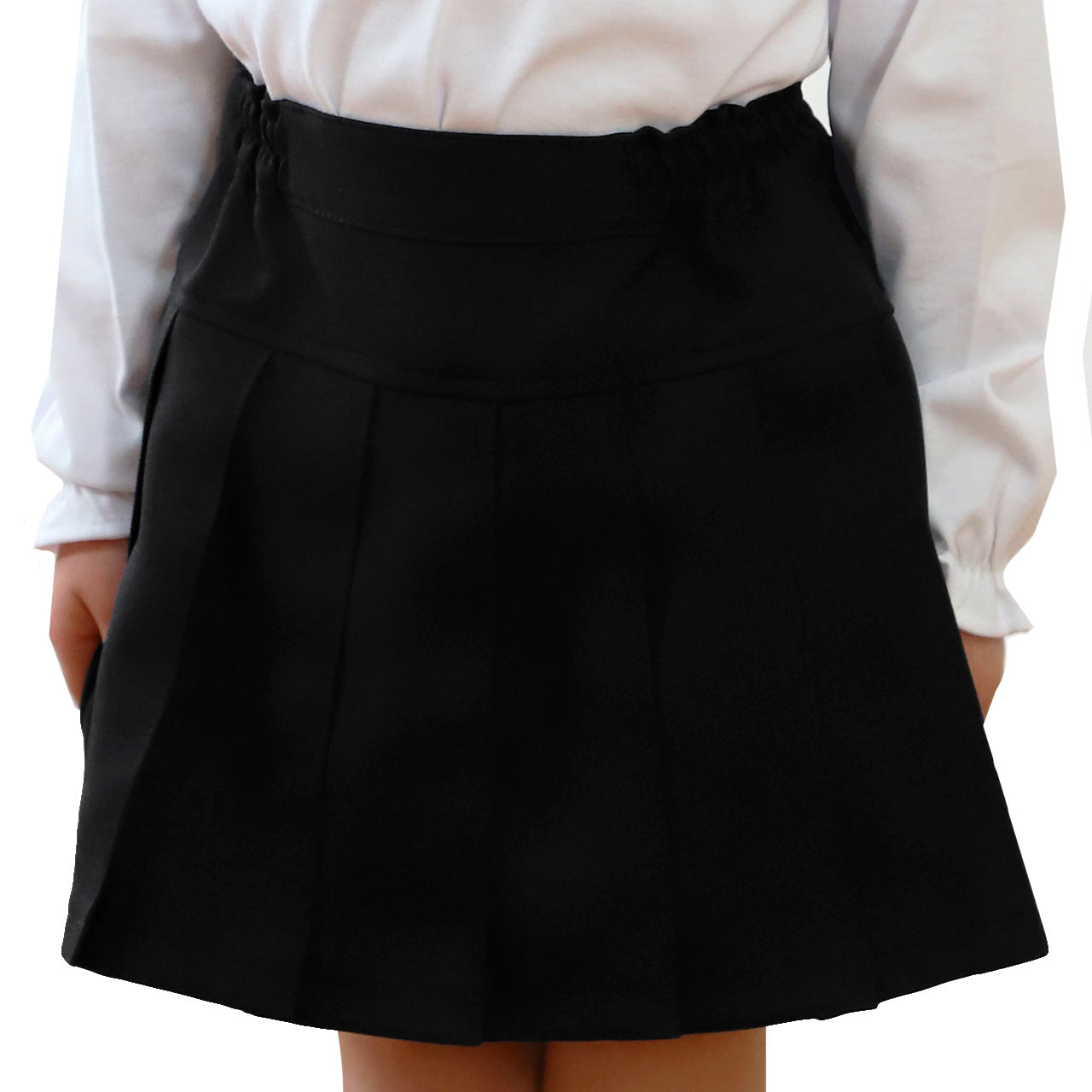 キュロット スカート キッズ 前プリーツ ウエストゴム 100cm～130cm