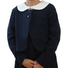 画像をギャラリービューアに読み込む, キッズ ボレロ フォーマル 女の子 ジャケット 110cm～130cm 入園 準備 入学 お受験 子供服 学校用 発表会 冠婚葬祭 女子 女児 スクール 110 120 130
