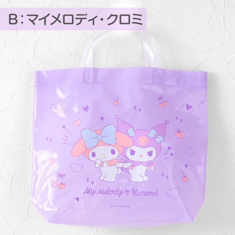 プールバッグ 手提げバッグ キティ マイメロ クロミ シナモン 約