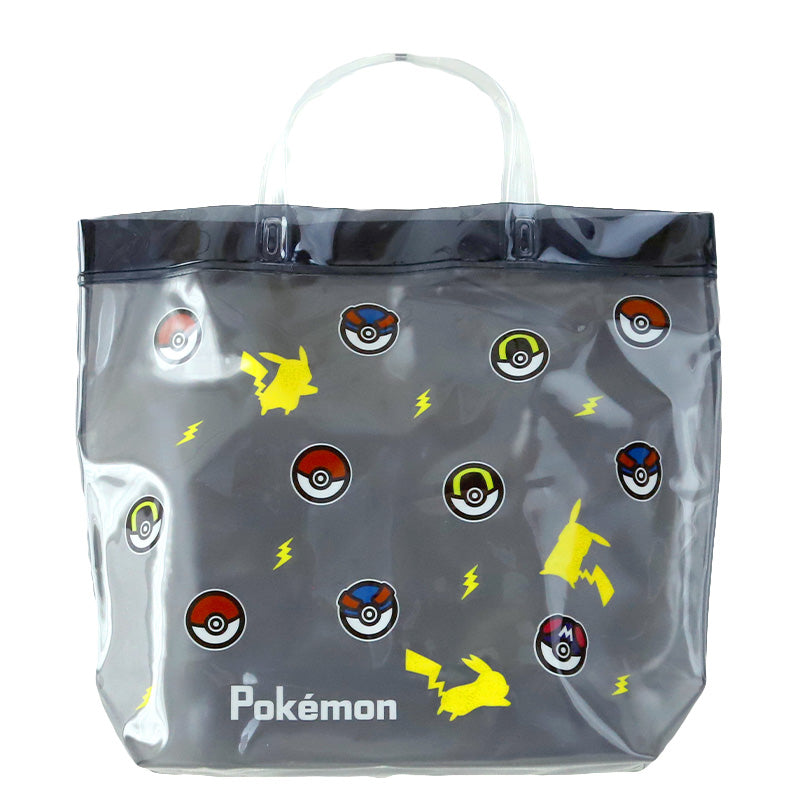 ポケットモンスター プールバッグ 手提げバッグ ポケモン ピカチュウ ニャオハ 約36×29×10cm ビーチバッグ ビニールバッグ スイムバッグ ショルダー 子供 水泳 水着入れ スポーツ サブバッグ 手提げ