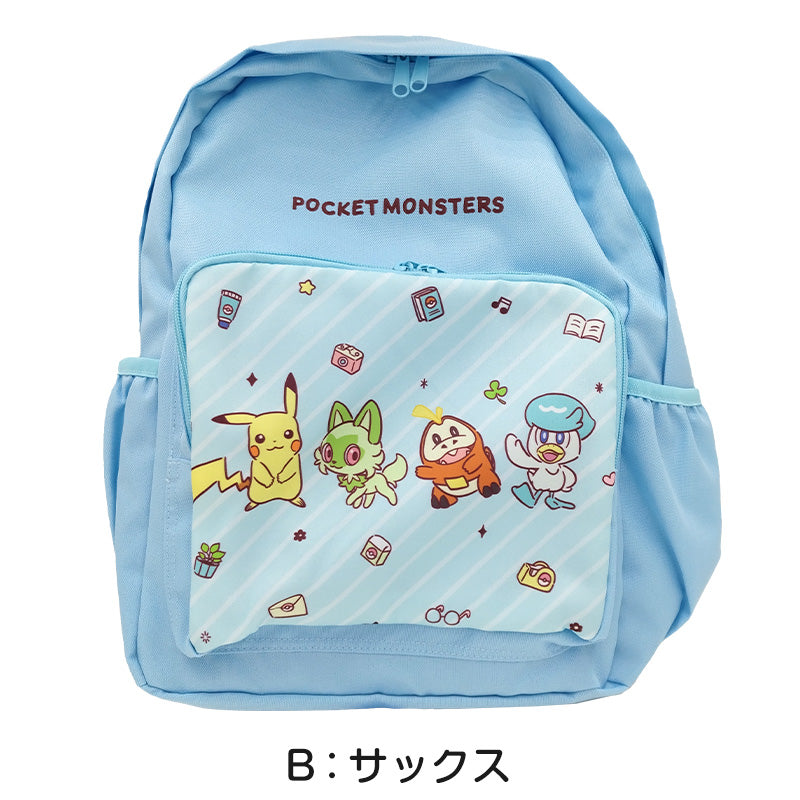 COLOR&chouette シャワーズ　リュック　ポケモン ポケモン リュック 子供 キッズ 男の子 女の子 (22L) 約28×38×16cm