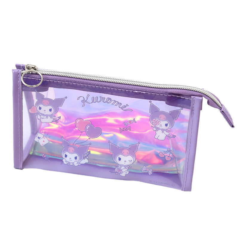 オーロラ ポーチ クロミ キャラクター 透明 約190×120×60mm サンリオ
