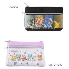 画像をギャラリービューアに読み込む, ポーチ フラットポーチ ポケモン キャラクター 約190×120×20mm 小物入れ ポーチ おしゃれ コスメ入れ 化粧ポーチ ペン入れ ペンケース 文房具 ミニ財布 小銭入れ 収納 持ち運び 男の子 女の子 プレゼント (在庫限り)
