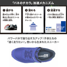 画像をギャラリービューアに読み込む, スニーカー 靴 シューズ ムーンスター スーパースター 19～23.5cm ハンズフリー moonstar 小学校 小学生 キッズ 男の子 男子 男児 軽量 スーパースター 速く走る 学校 2E 黒 グレー 青 (送料無料)
