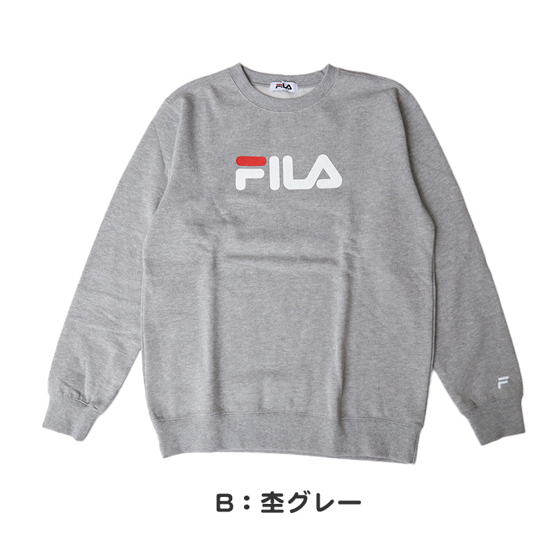 レディース トレーナー 裏起毛 スウェット シャツ 冬 長袖 FILA フィラ