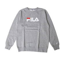 画像をギャラリービューアに読み込む, レディース トレーナー 裏起毛 スウェット シャツ 冬 長袖 FILA フィラ M～LL トップス 女性 女子 冬服 暖かい あったか ロゴ カジュアル シンプル (在庫限り)
