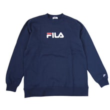 画像をギャラリービューアに読み込む, メンズ トレーナー 裏起毛 スウェット シャツ 冬 長袖 FILA フィラ M～LL トップス 男性 冬服 暖かい あったか ロゴ レディース オーバーサイズ (在庫限り)
