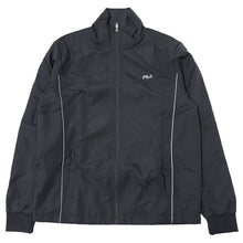 画像をギャラリービューアに読み込む, ウインドブレーカー メンズ フリース FILA M L LL  ジャケット スポーツ 上着 裏起毛 暖かい トップス ファスナー フルジップ フィラ 紺 黒 灰 長袖 紫外線 反射材 夜  (送料無料) (在庫限り)
