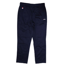 画像をギャラリービューアに読み込む, ロングパンツ FILA 裏起毛ジャージ M L LL ( ジャージロングパンツ 裏起毛 スポーツウェア ズボン パンツ FILA 運動 暖かい 冬 裏地 伸縮性 紫外線 ブラック チャコール ネイビー )
