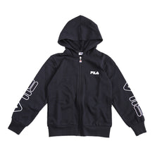 画像をギャラリービューアに読み込む, FILA KIDS ジップパーカー 130cm～160cm フード 子供 子ども 長袖 薄手 130 140 150 160 ジップアップ (送料無料) (在庫限り)
